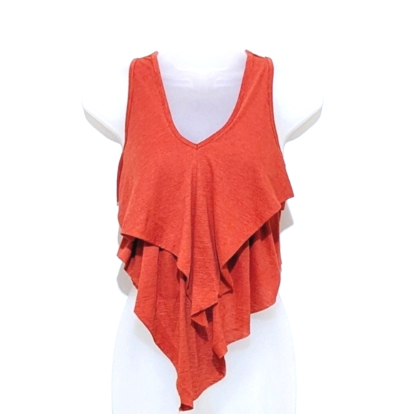 Vintage | blush | Tiered Ruffles | V Neck | Stretchy | Fall | Flowy | Boho - Picture 5 of 5